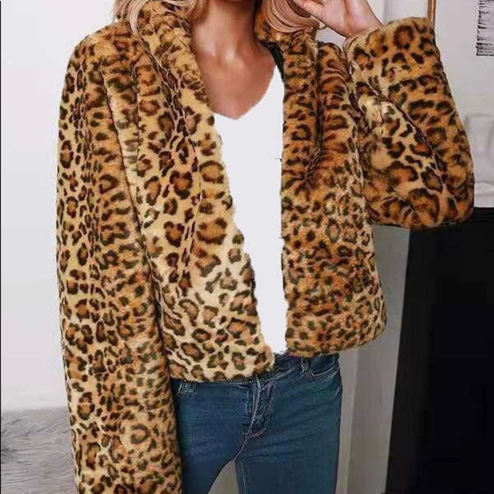 Kendall and Kylie Cheetah Print Jacket.